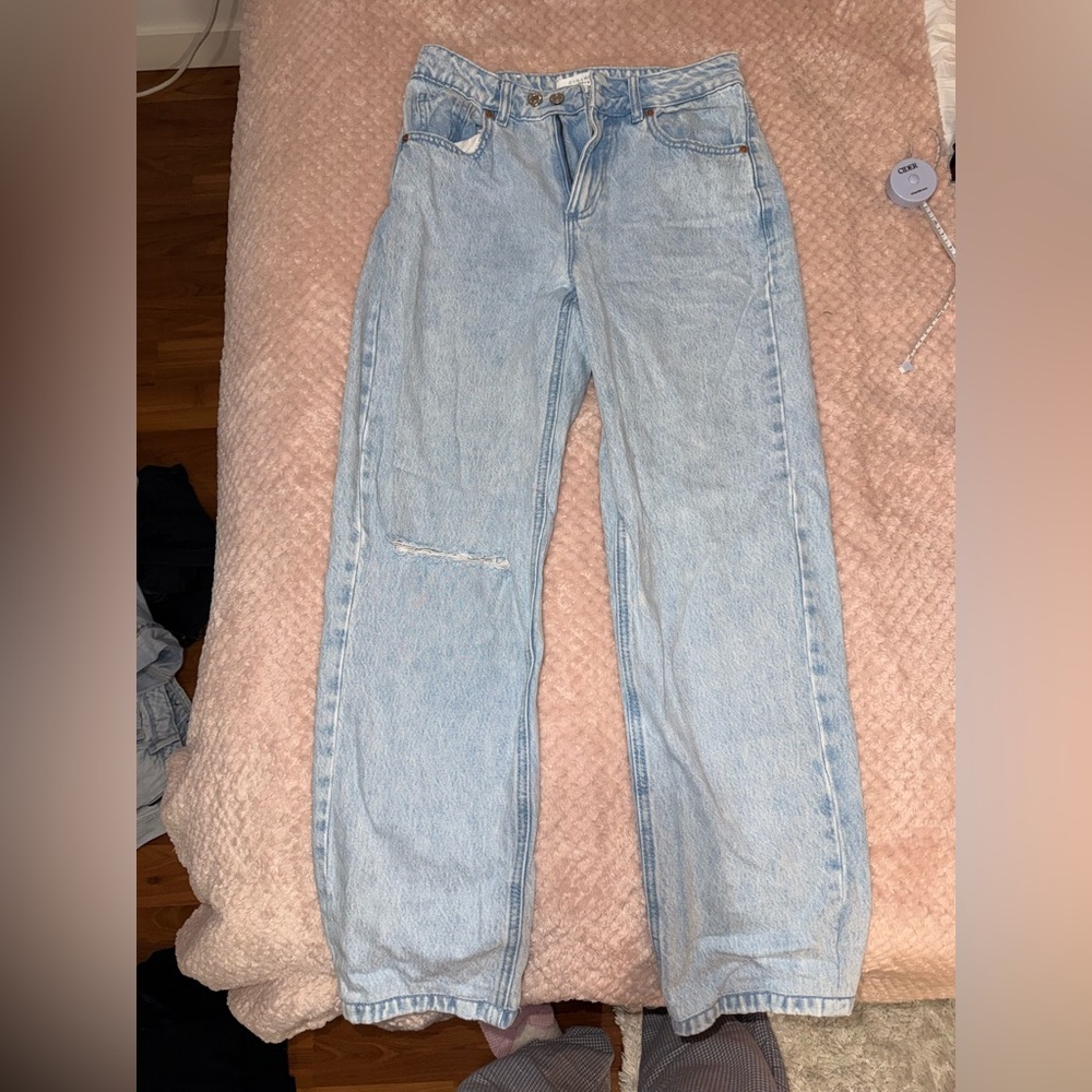 Straight Leg high waisted baggy Jeans